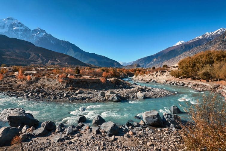 La région du Mustang
