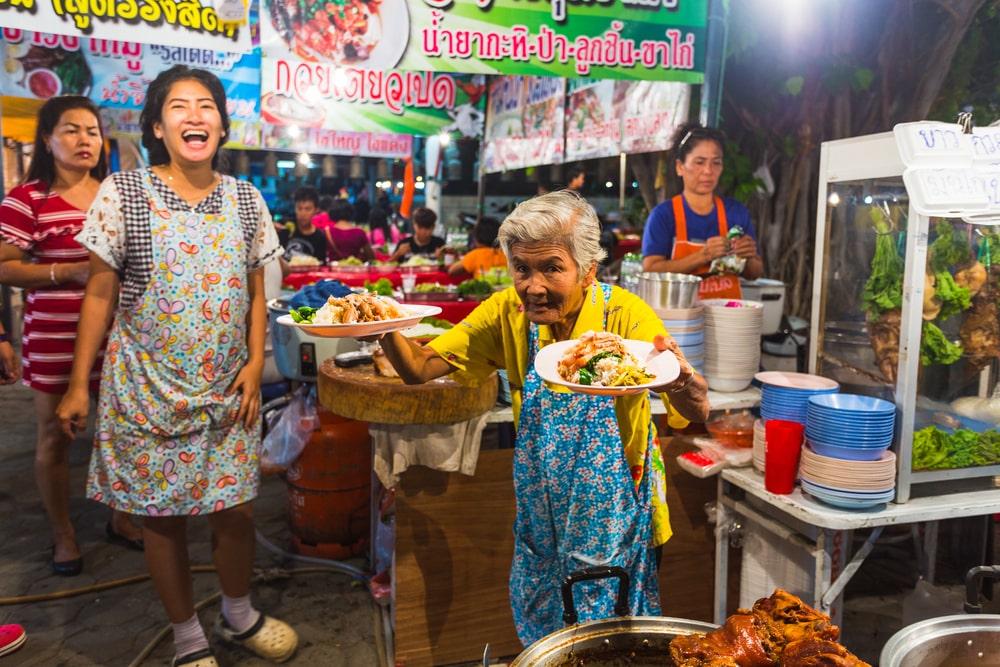 Street food en Thaïlande