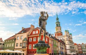 Statue d'Apollon à Poznan