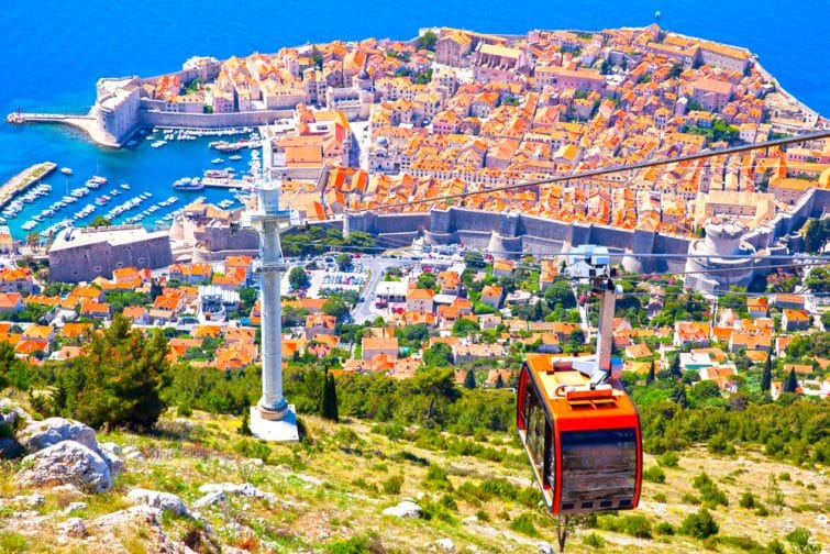 Ville fortifiée de Dubrovnik, croatie