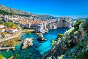 Vue aérienne de Dubrovnik