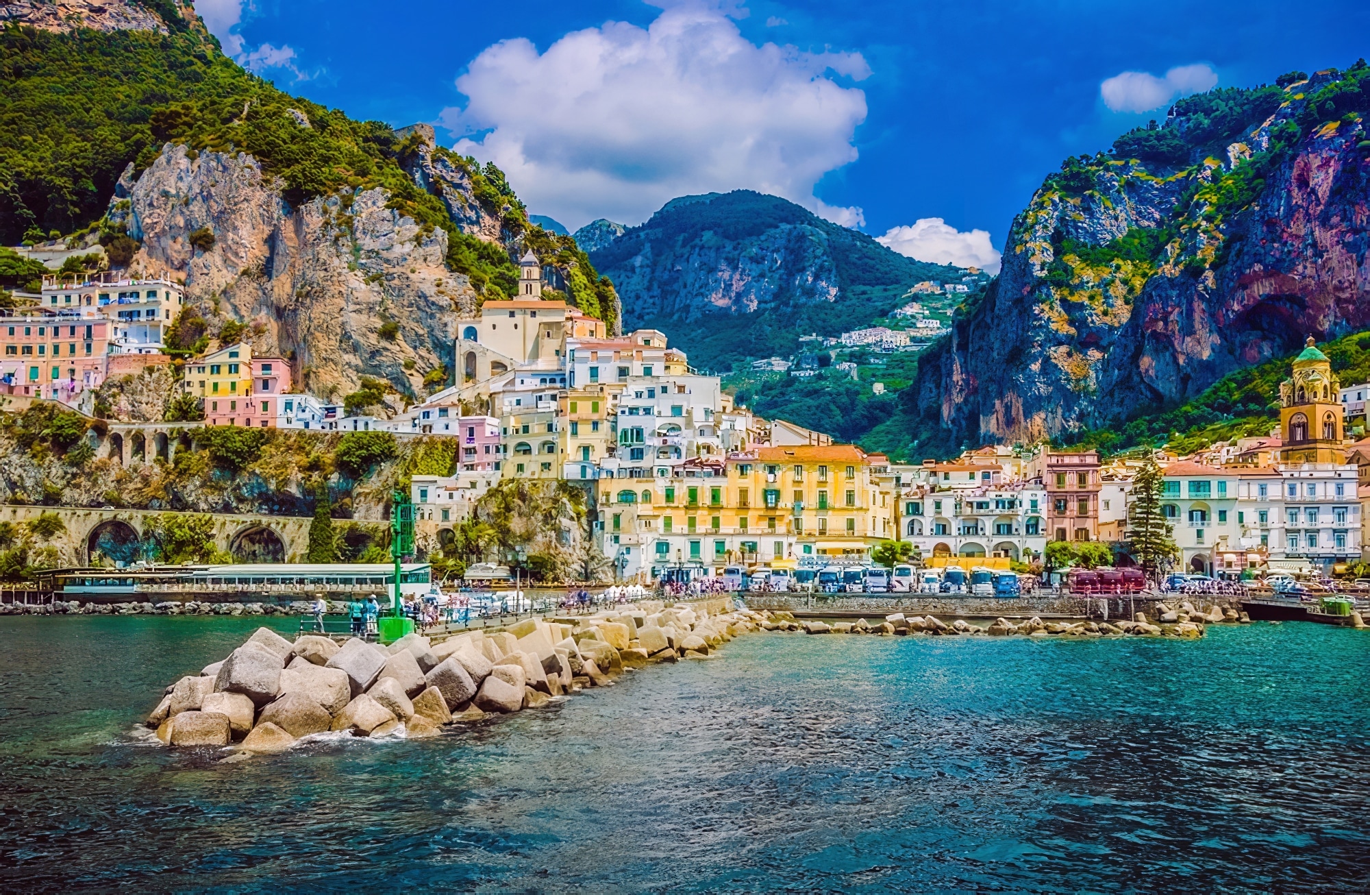À visiter en Campanie : Amalfi