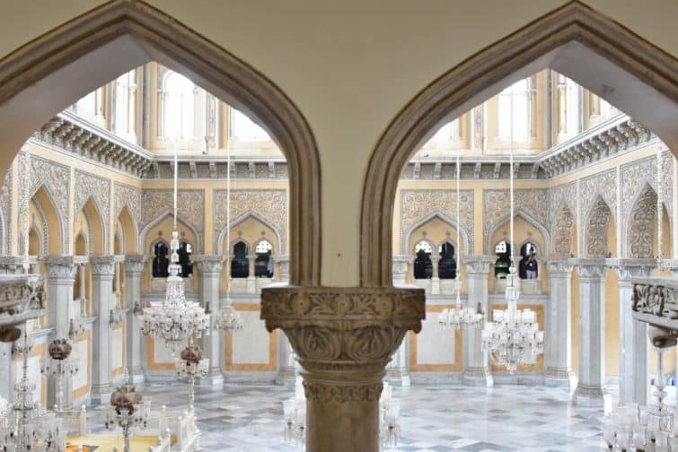 Intérieur du Palais de Chowmahalla, Hyderabad, Inde