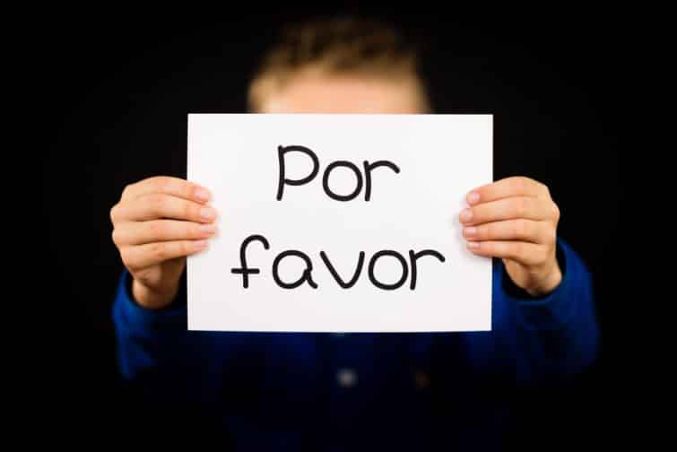 por favor