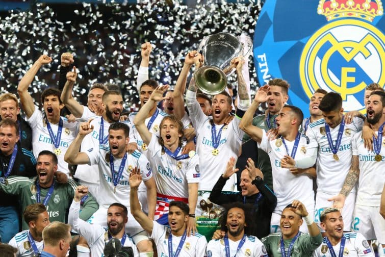 Le Real, vainquer de la Ligue des Champions 2018