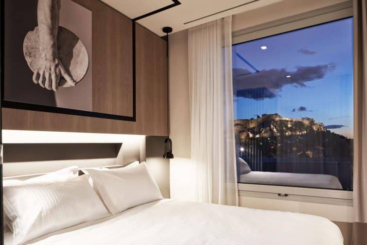 Chambre avec vue sur l'Acropole, Urban Frame Hotel, Athènes