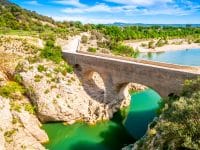 Vue sur le Pont du Diable, Occitanie