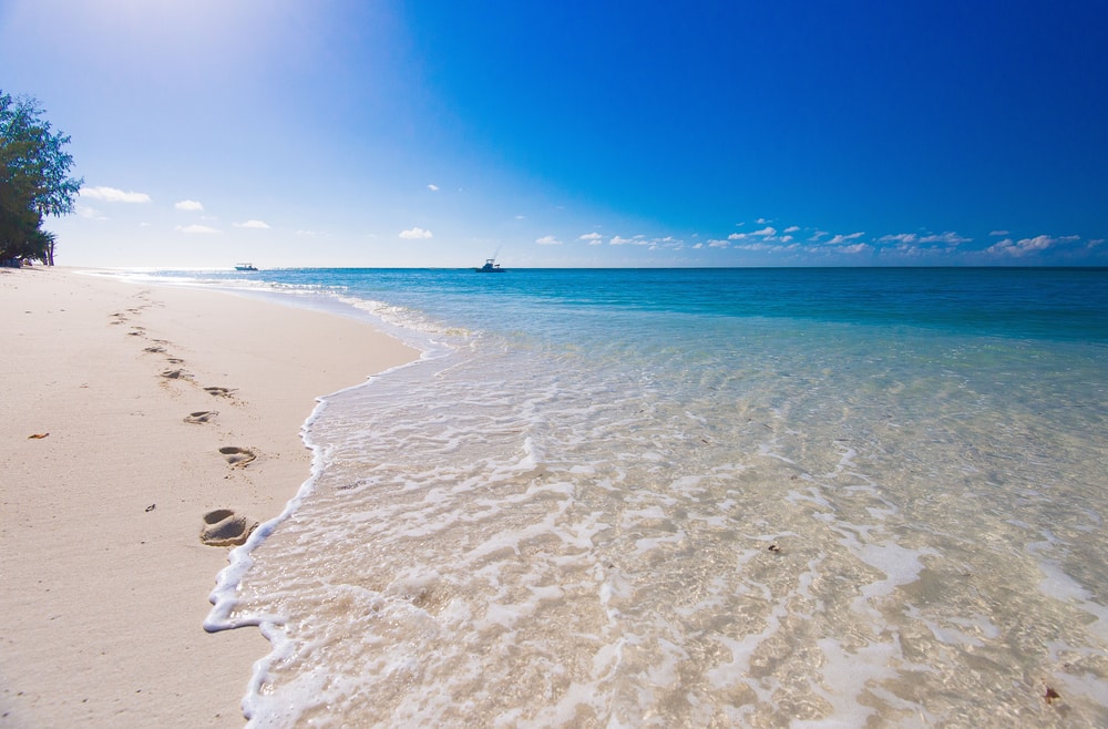 La plage de l'île de Denis