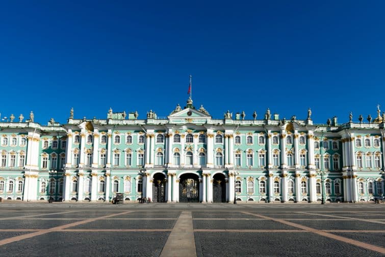 Palais d'hiver, musée de l'Ermitage à Saint-Pétersbourg, Russie