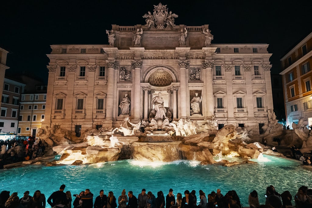 L'îconique Fontaine de trevi