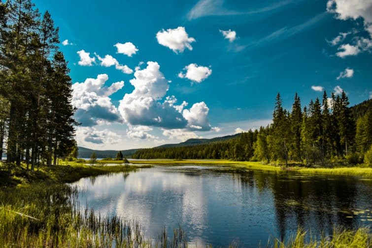 Lac de Mora, Suède