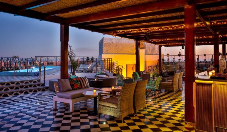 Tetto e piscina al 2Ciels Luxury Boutique Hotel & Spa, Marrakech