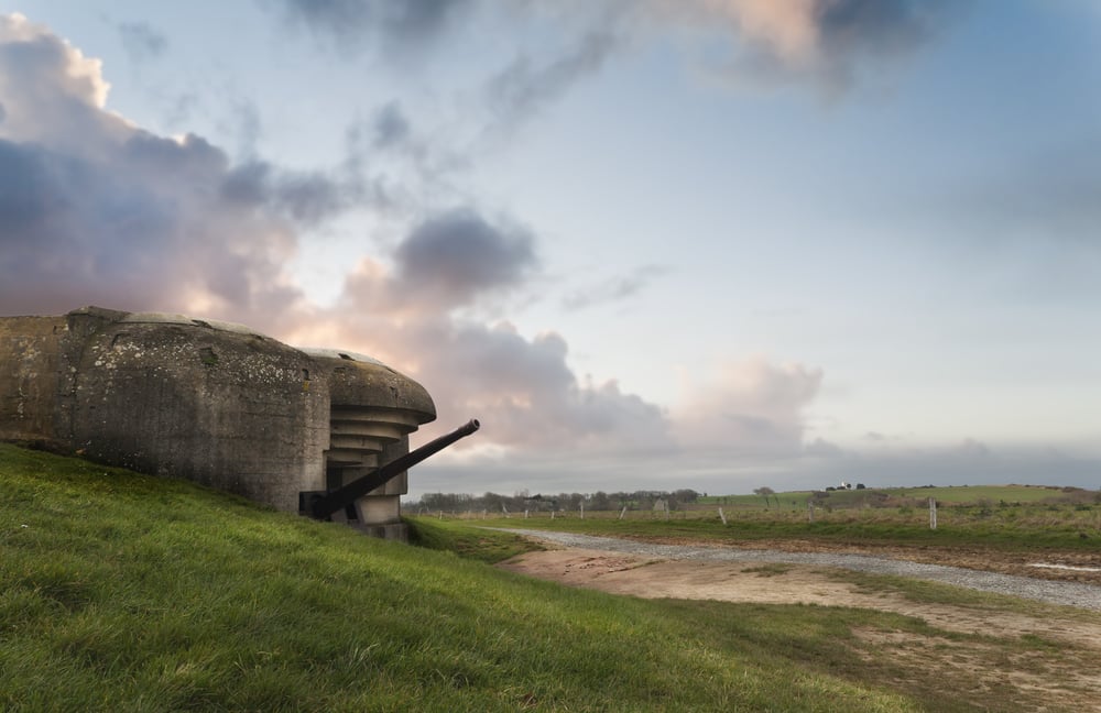 Old german bunker in Normandy, Gold beach