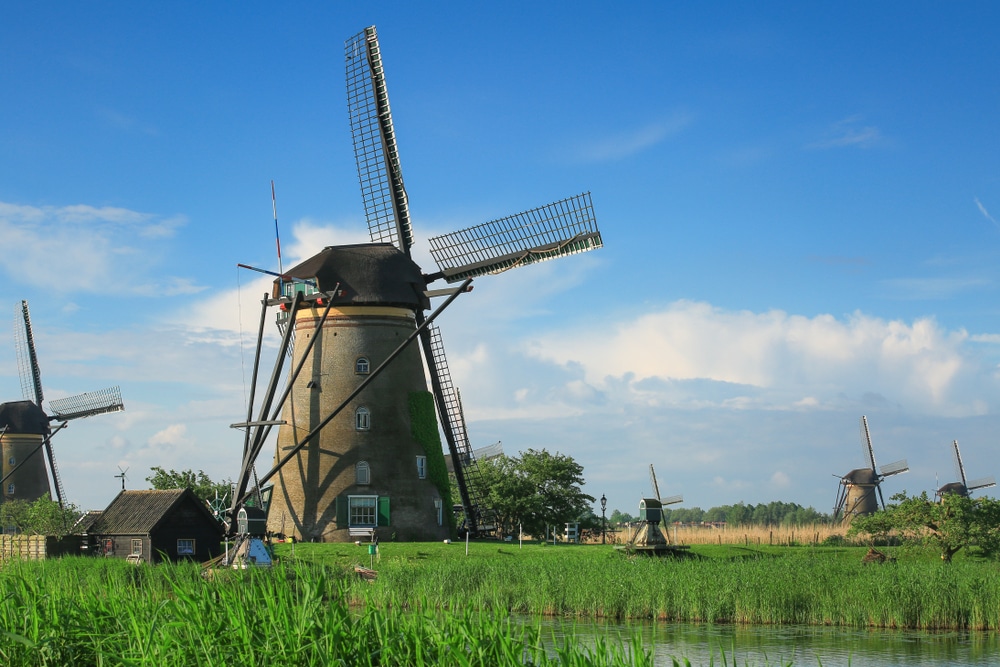 Moulins à vent et musée de Kinderdijk, Pays-Bas