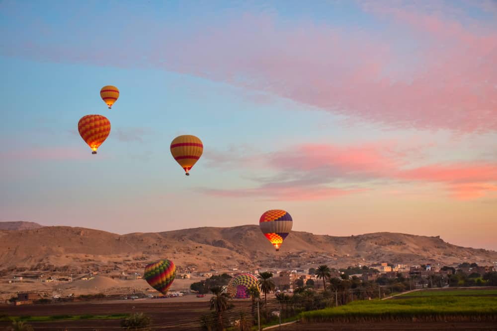 Louxor en montgolfière