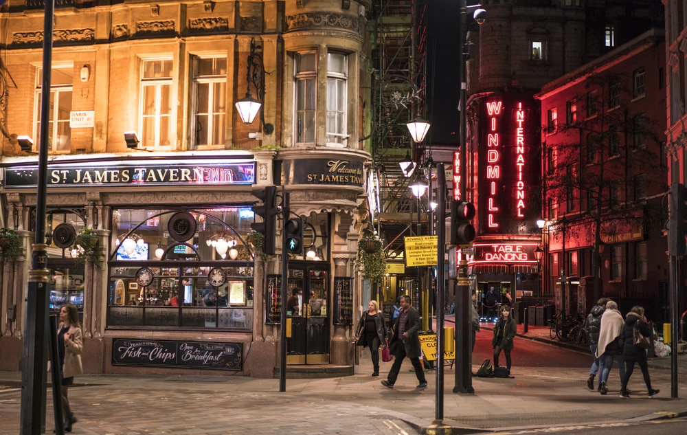 Table Dance Bar at London West End - Soho