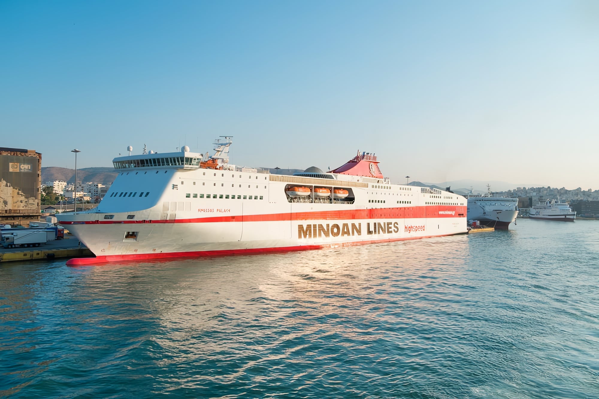 minoan lines grèce depuis italie en ferry Corfou depuis Ancône en ferry