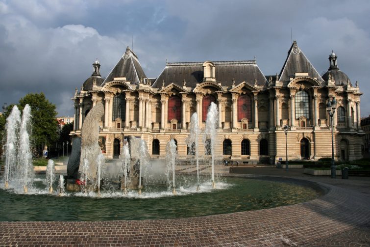 Musée des Beaux-Arts de Lille, France. Le vieux palais.