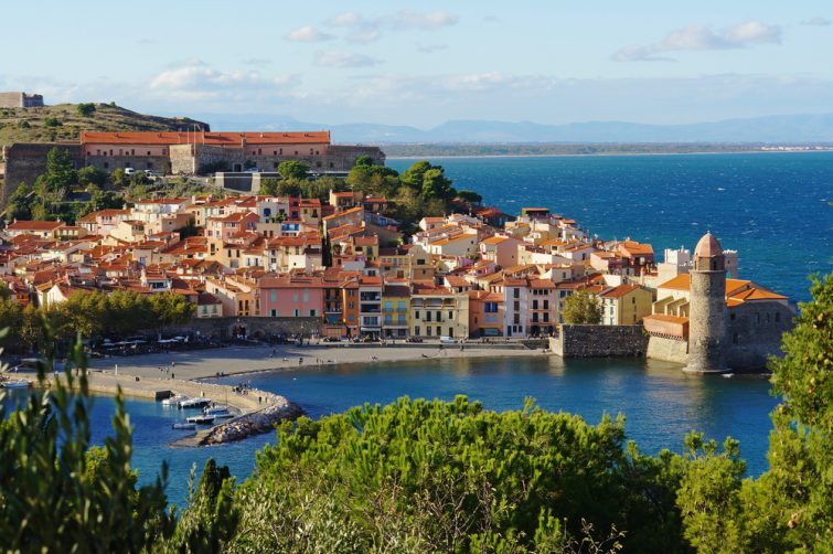 Collioure dans la Côte Vermeille