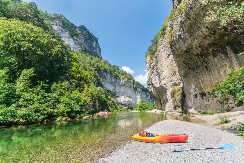 Canoë kayak dans les Gorges du Tarn