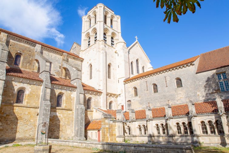L'ancienne abbaye de Vézelay, patrimoine mondial de l'Unesco, Bourgogne, France