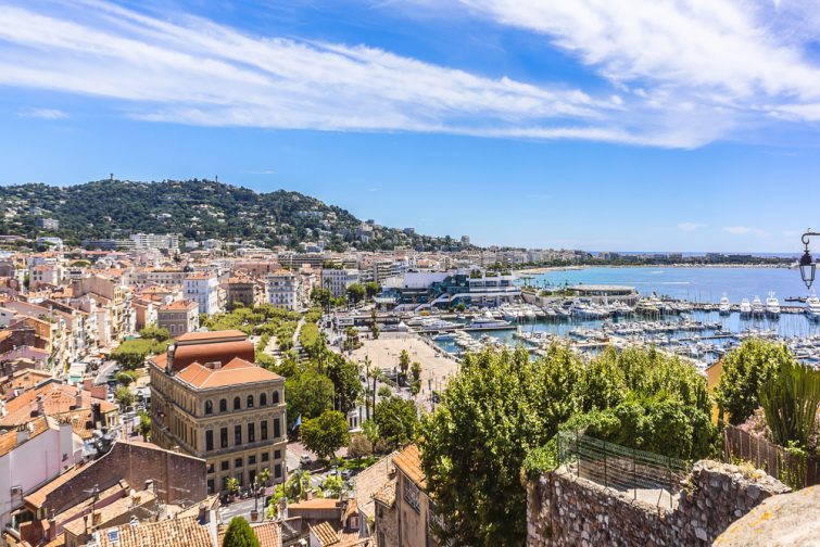 Visiter Cannes : vue du Suquet