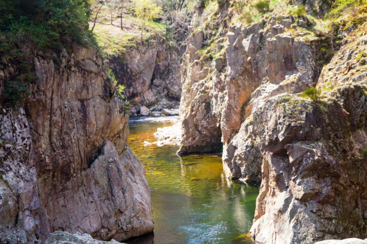 via ferrata en Ardèche