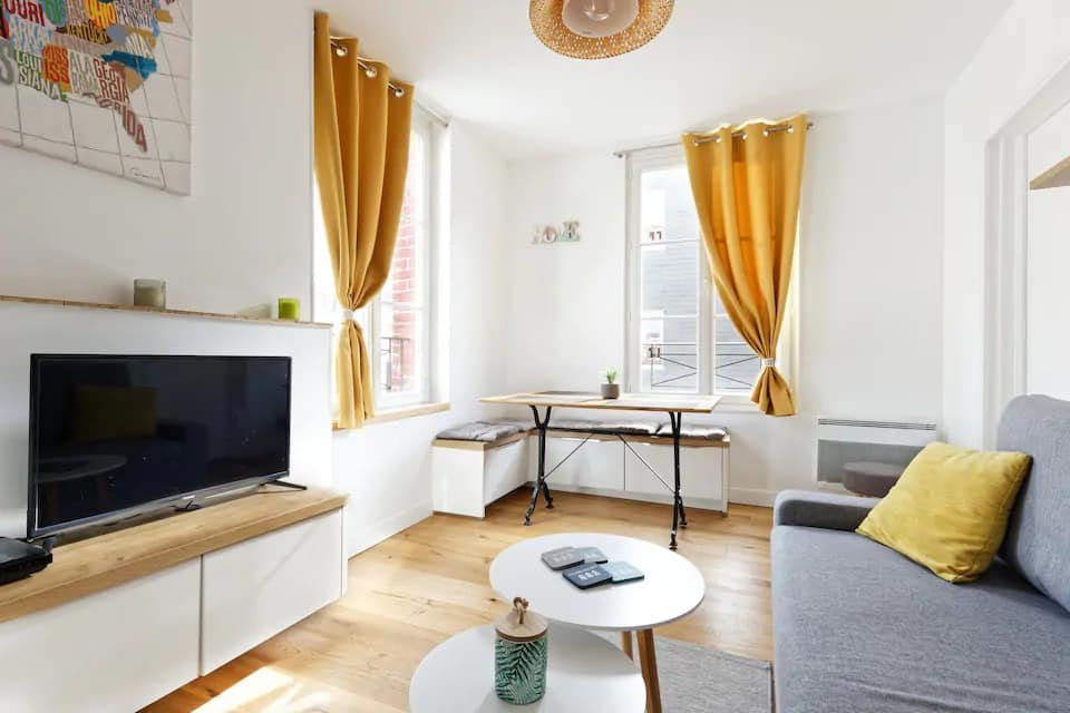 ❤️Mer et Hyper centre Villers Lits faits + WIFI ! - Airbnb à Villers-sur-Mer