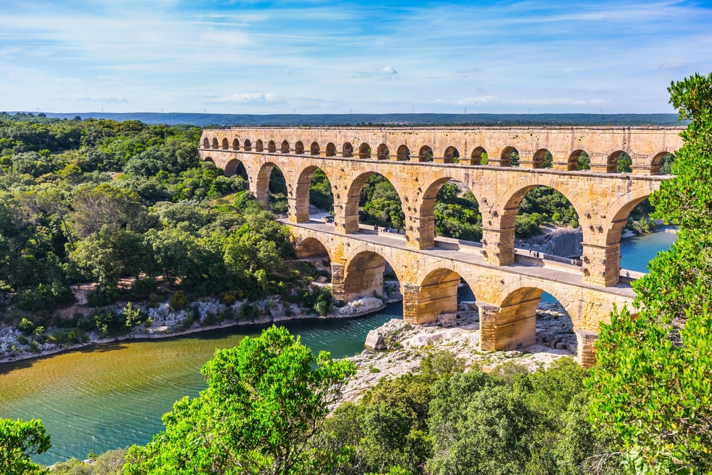 Le Pont du Gard et le Gardon