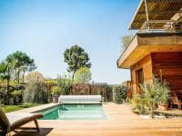 "ERIKA" Maison bois avec piscine chauffée