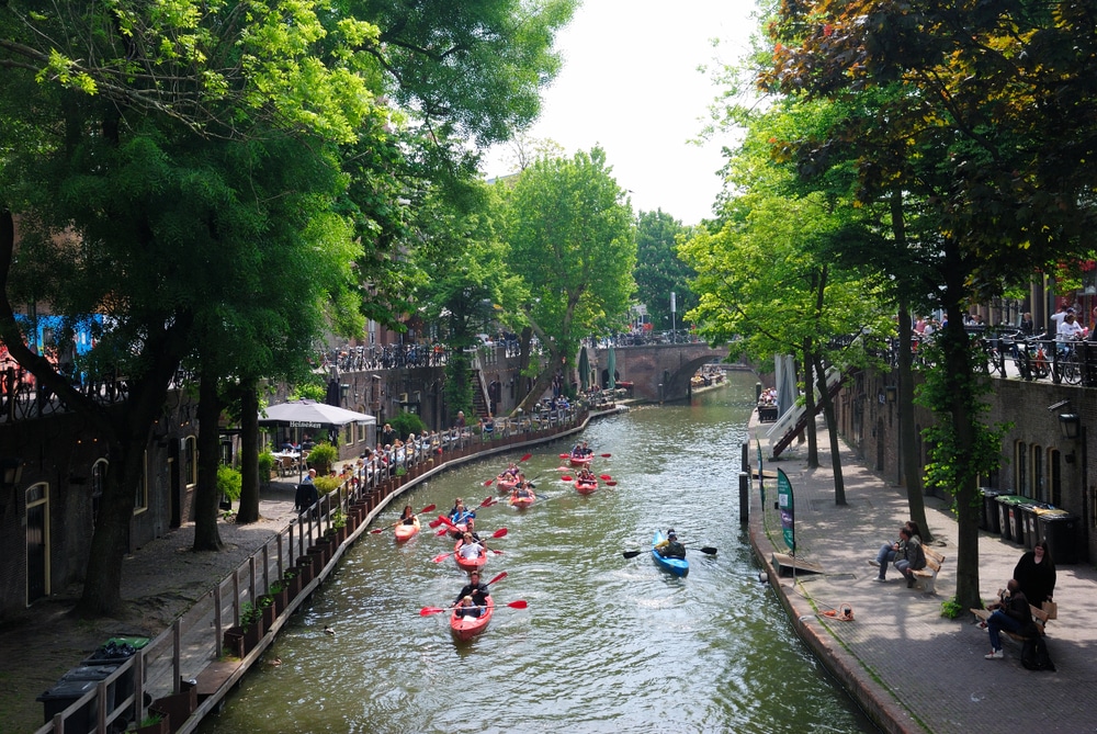 Idées reçues Pays-Bas : Faire du kayak à Utrecht