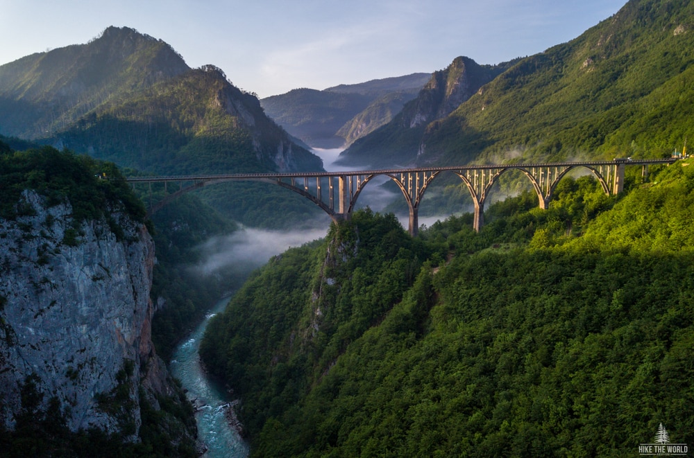 Le canyon de la Tara et le pont de Djurdjevica