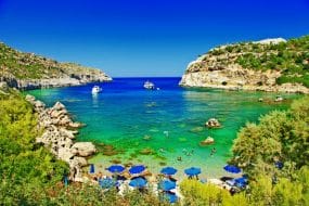 Plages turquoises de Rhodes