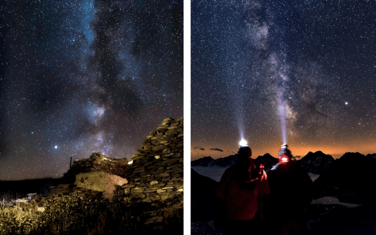 Stage photo privé voie lactée et ciel étoilé station les  2 alpes