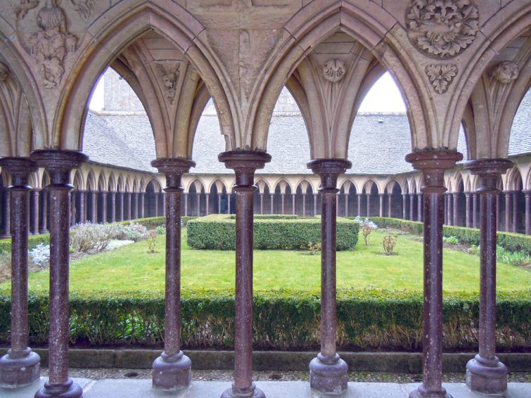 Intérieur de l'Abbaye du Mont-Saint-Michel