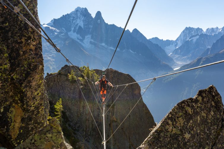 Via ferrata à Chamonix