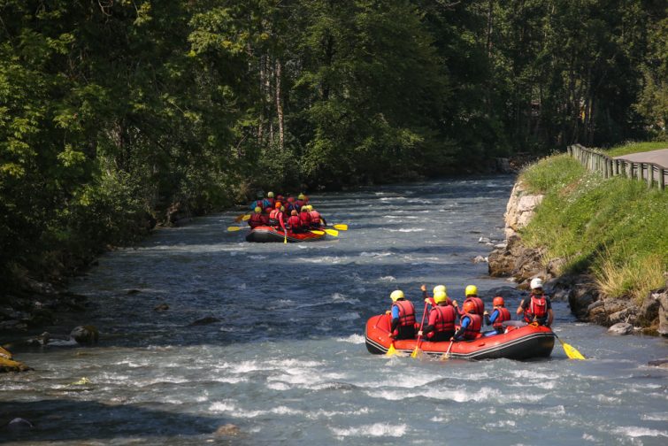 Rafting megève