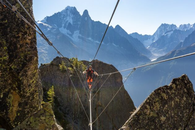Via Ferrata des Evettes, Chamonix