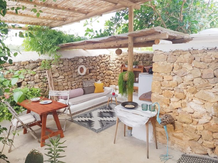 IBIZA STYLE ROMANTIC STUDY!! SURROUNDED BY NATURE!