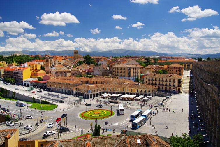 Vista aerea Segovia