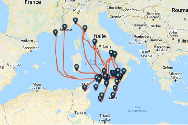 voyage sicile depart bordeaux