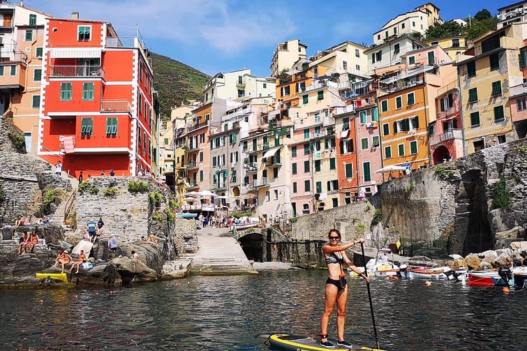 Faire du paddle dans les Cinque Terre