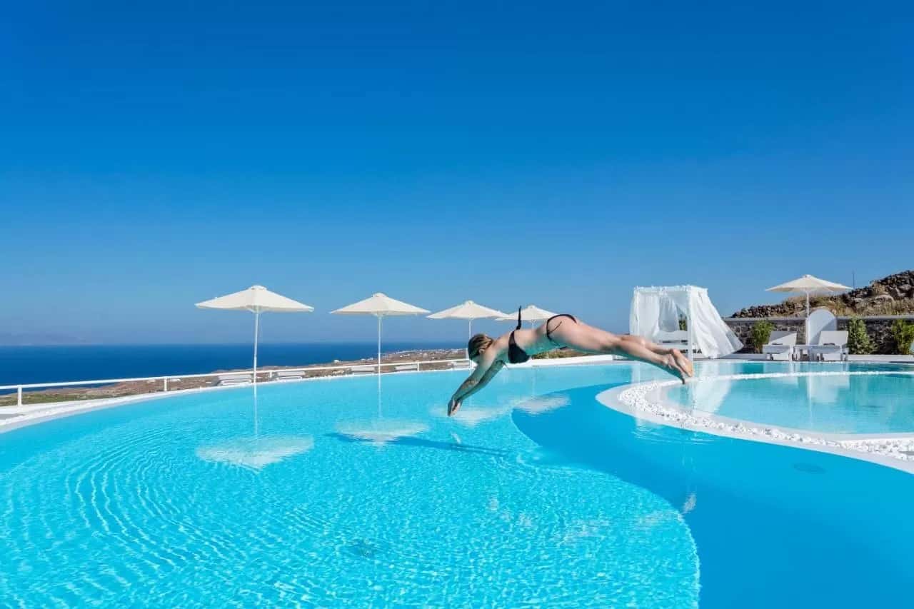 les 8 meilleurs hôtels avec piscine privée de santorin