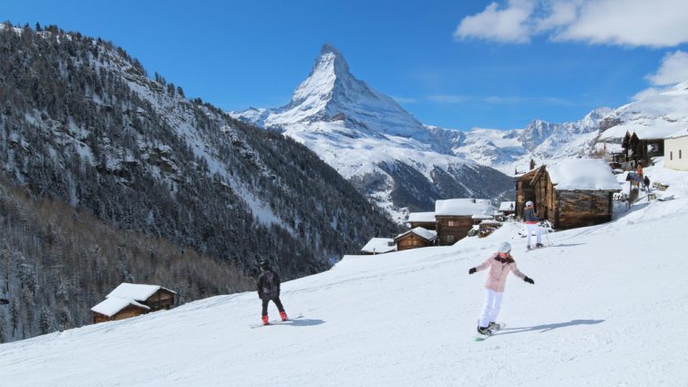 Ski activité outdoor à Zermatt