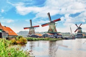 moulins à vent traditionnels à Amsterdam