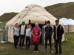 Kyrgyz family yurt