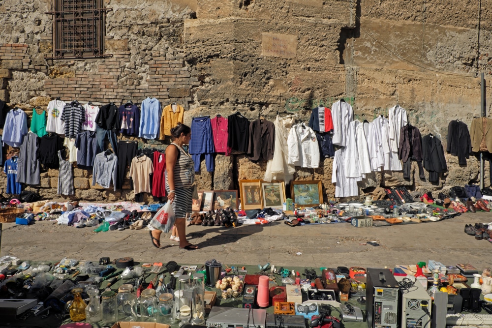 Flea market in Palermo