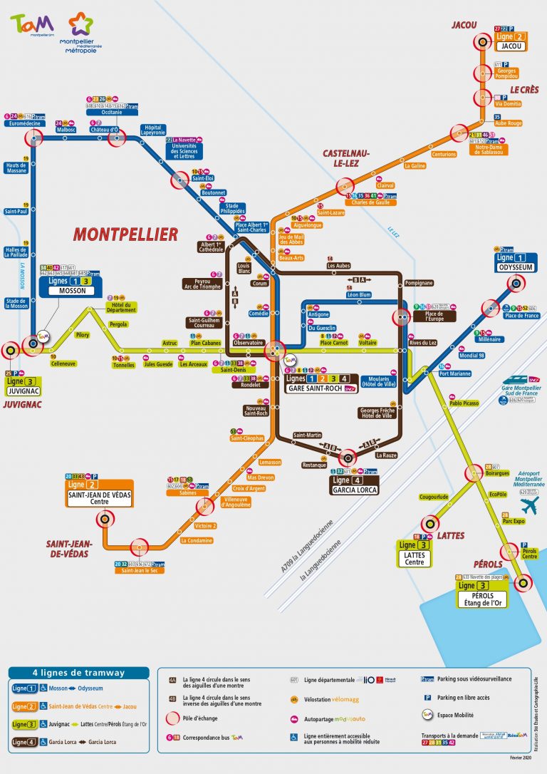 Cartes Et Plans Détaillés De Montpellier