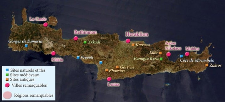 τουριστικά μέρη της Κρήτης