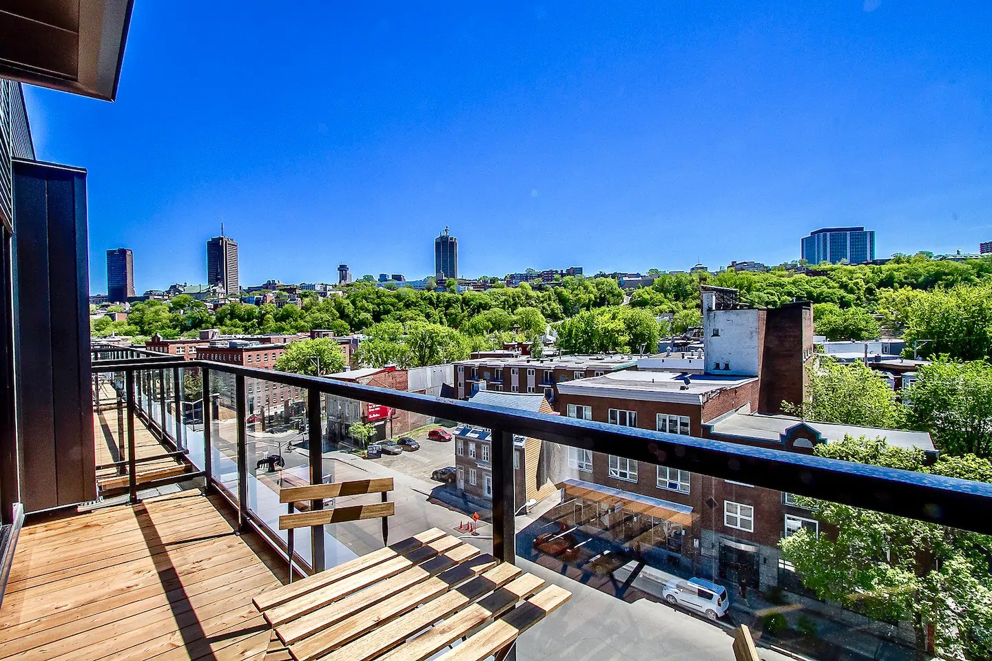 Superbe terrasse dans ce Airbnb à Québec